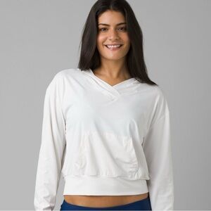 Prana White Eileen Sun Hoody